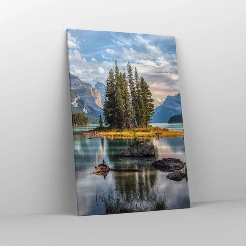 Canvas picture - By Big and Clear Waters - 80x120 cm