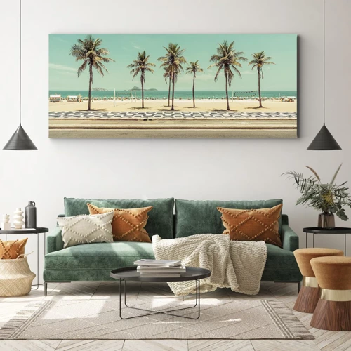 Canvas picture - By the Beach - 100x40 cm