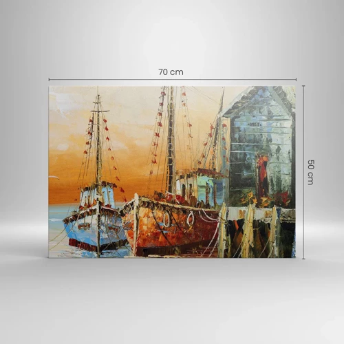 Canvas picture - Calm Return - 70x50 cm