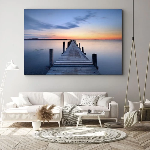 Canvas picture - Calm of a Quiet Dusk - 70x50 cm