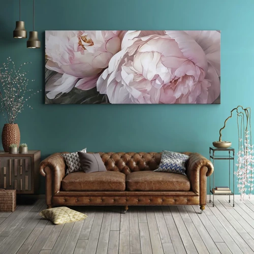Canvas picture - Captured in Full Bloom - 120x50 cm