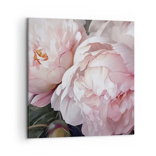 Canvas picture - Captured in Full Bloom - 50x50 cm