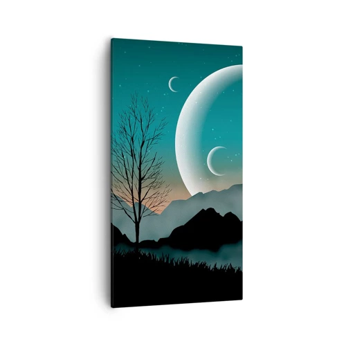 Canvas picture - Carnival of a Starry Night - 55x100 cm