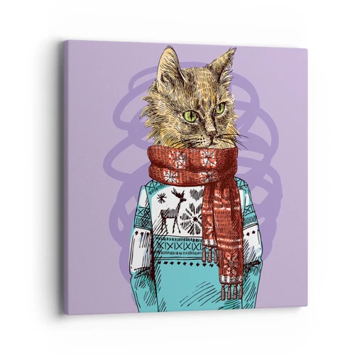 Canvas picture - Cat Not Only in Boots - 40x40 cm