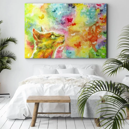 Canvas picture - Cat's Dream - 100x70 cm