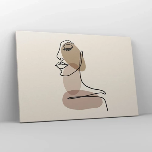 Canvas picture - Certain Line of Beauty - 120x80 cm