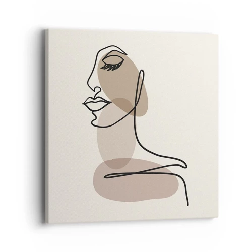 Canvas picture - Certain Line of Beauty - 40x40 cm