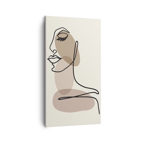 Canvas picture - Certain Line of Beauty - 45x80 cm