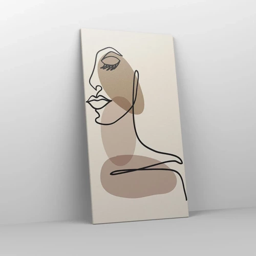 Canvas picture - Certain Line of Beauty - 65x120 cm