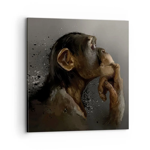 Canvas picture - Certainly a Thinker - 70x70 cm