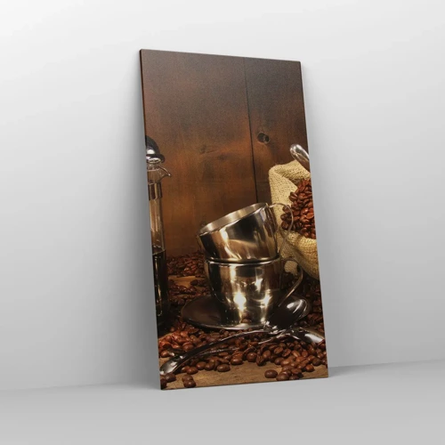 Canvas picture - Charm of Coffee - aroma and flavour - 65x120 cm