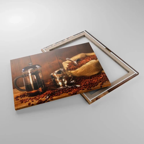 Canvas picture - Charm of Coffee - aroma and flavour - 70x50 cm