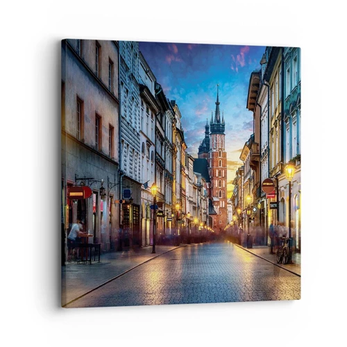 Canvas picture - Charm of Cracow - 30x30 cm