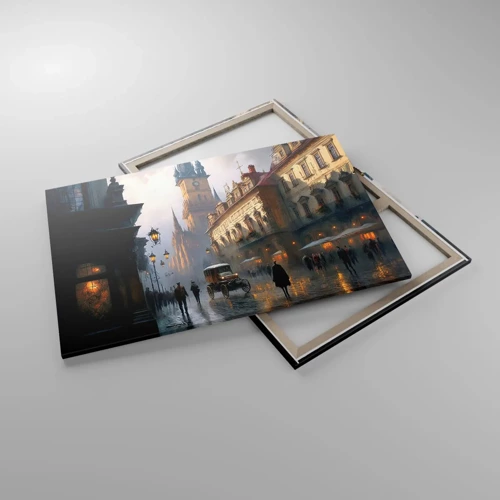 Canvas picture - Charm of Evening in Prague - 120x80 cm