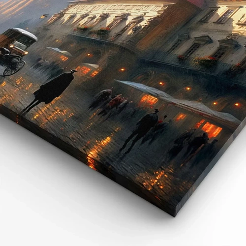 Canvas picture - Charm of Evening in Prague - 120x80 cm