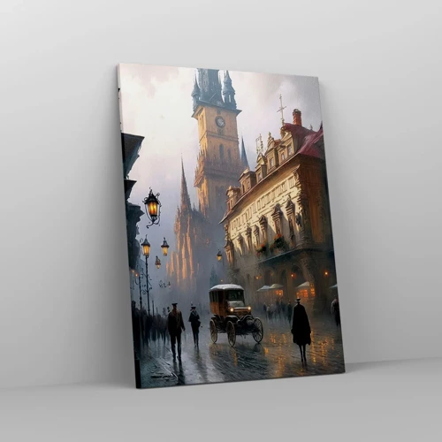 Canvas picture - Charm of Evening in Prague - 50x70 cm