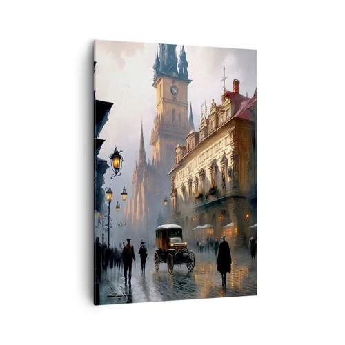 Canvas picture - Charm of Evening in Prague - 70x100 cm