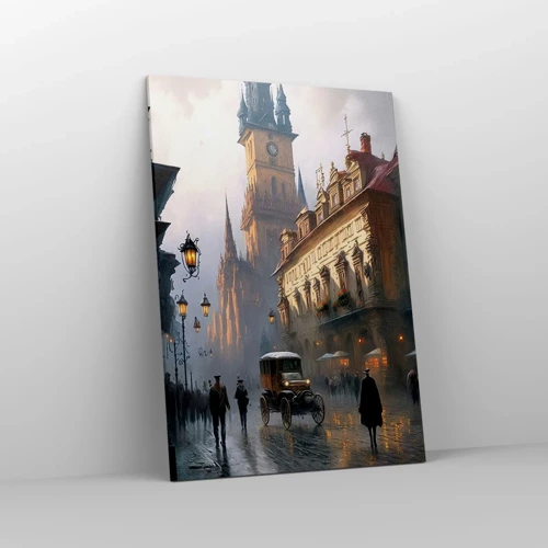 Canvas picture - Charm of Evening in Prague - 70x100 cm