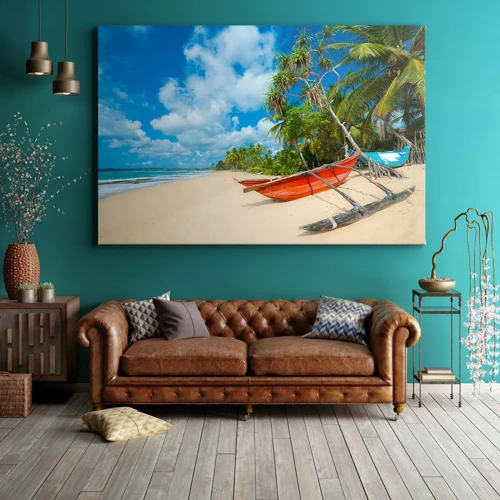 Canvas picture - Charm of the Tropics - 70x50 cm