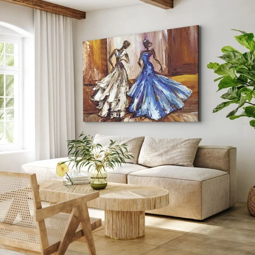 Canvas picture - Charming Duo - 120x80 cm