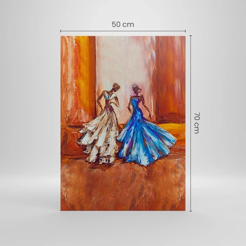 Canvas picture - Charming Duo - 50x70 cm