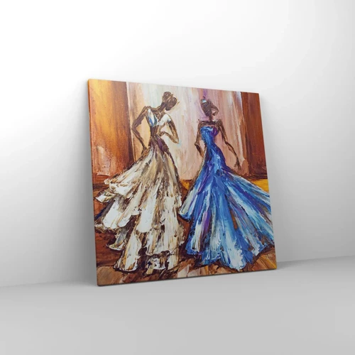 Canvas picture - Charming Duo - 60x60 cm