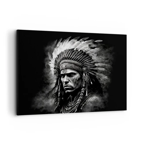 Canvas picture - Chief and Warrior - 120x80 cm