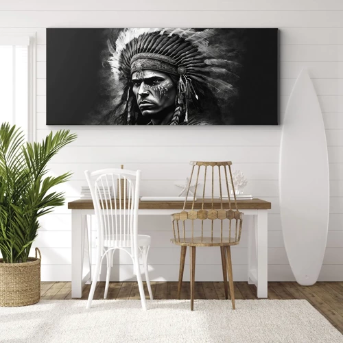 Canvas picture - Chief and Warrior - 160x50 cm