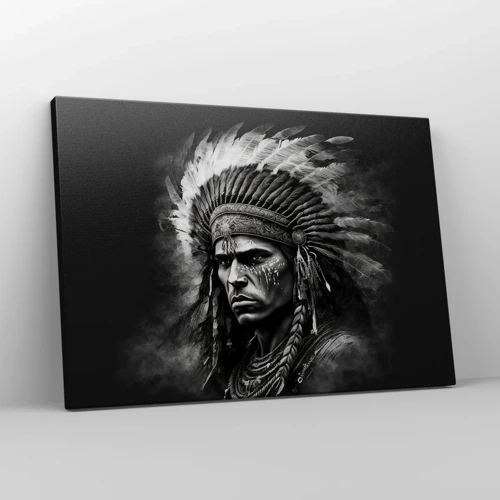 Canvas picture - Chief and Warrior - 70x50 cm