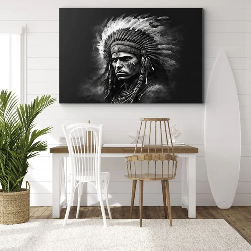 Canvas picture - Chief and Warrior - 70x50 cm