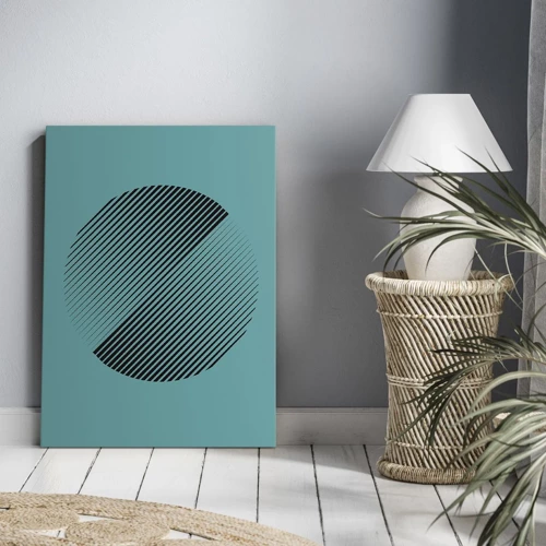 Canvas picture - Circle - Geometrical Variation - 45x80 cm