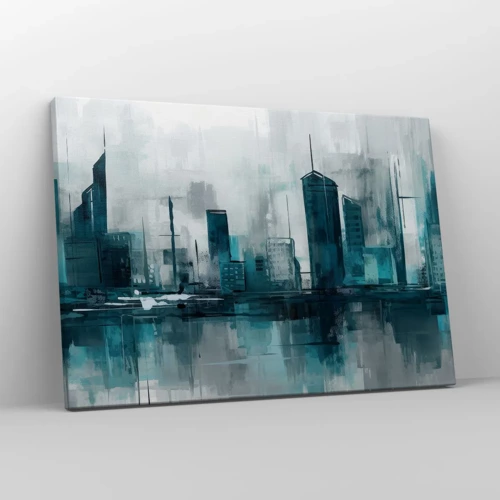 Canvas picture - City in the Colour of Rain - 70x50 cm