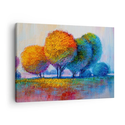 Canvas picture - Cluster of Dashing Colours - 70x50 cm