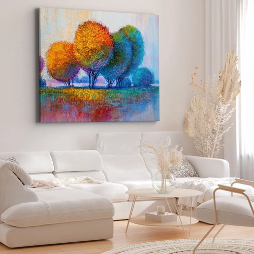 Canvas picture - Cluster of Dashing Colours - 70x50 cm