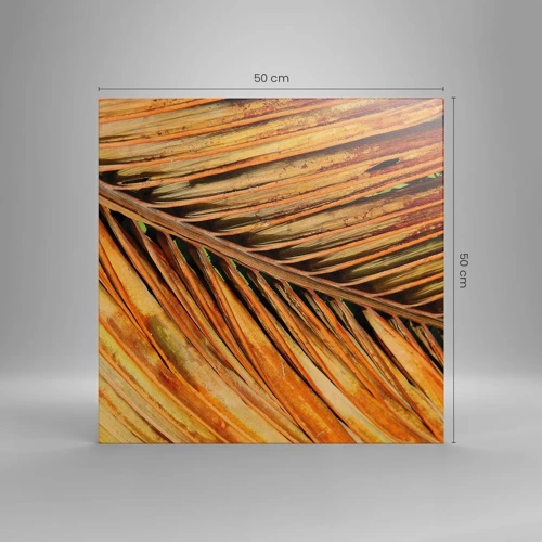 Canvas picture - Coconut Gold - 50x50 cm