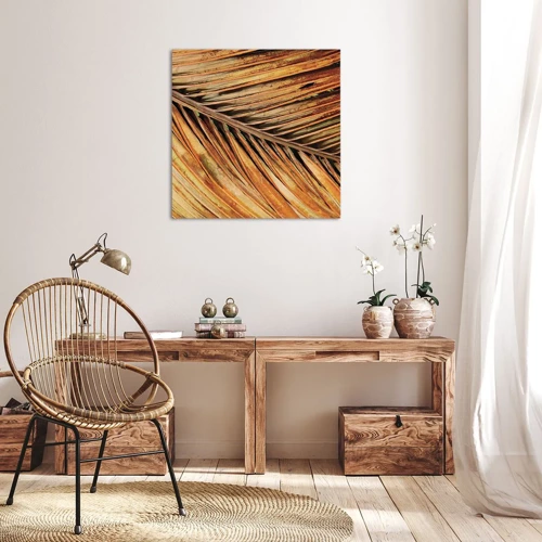 Canvas picture - Coconut Gold - 70x70 cm