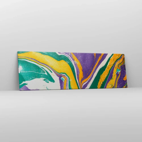 Canvas picture - Colour Waves - 160x50 cm