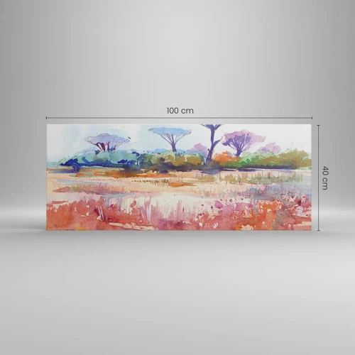 Canvas picture - Colour of Savannah - 100x40 cm