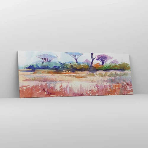 Canvas picture - Colour of Savannah - 140x50 cm