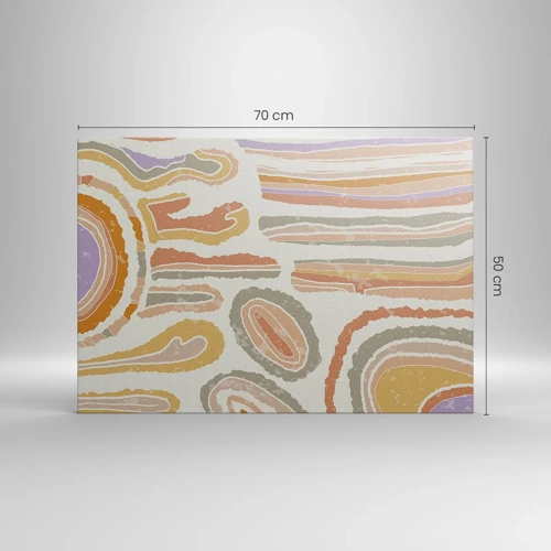 Canvas picture - Colourful Cross-Sections - 70x50 cm