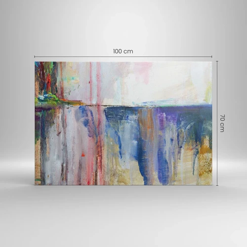 Canvas picture - Colourful Impressions an Associations - 100x70 cm