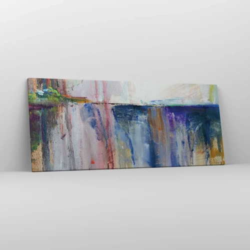 Canvas picture - Colourful Impressions an Associations - 120x50 cm