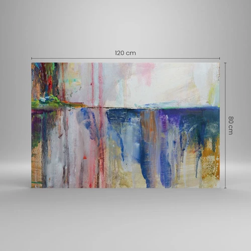 Canvas picture - Colourful Impressions an Associations - 120x80 cm