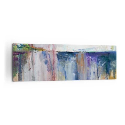 Canvas picture - Colourful Impressions an Associations - 160x50 cm