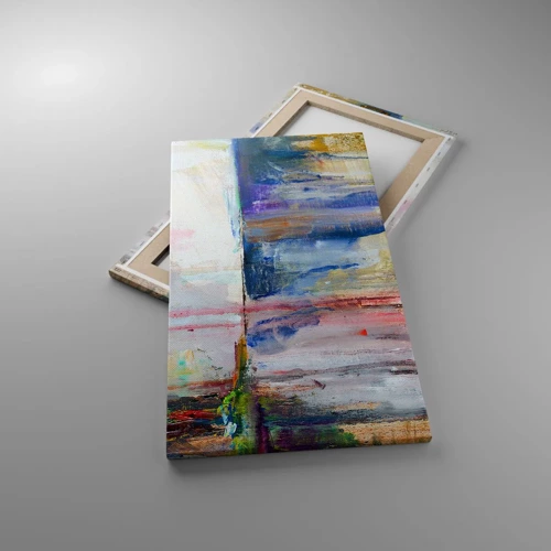 Canvas picture - Colourful Impressions an Associations - 45x80 cm