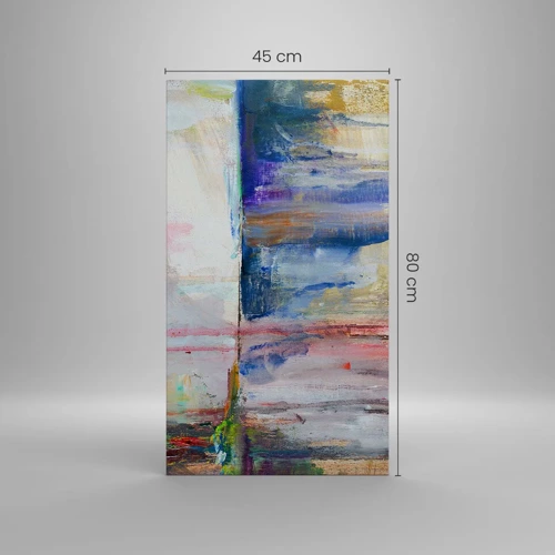 Canvas picture - Colourful Impressions an Associations - 45x80 cm