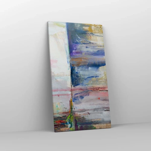 Canvas picture - Colourful Impressions an Associations - 45x80 cm