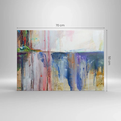 Canvas picture - Colourful Impressions an Associations - 70x50 cm