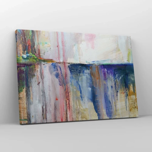 Canvas picture - Colourful Impressions an Associations - 70x50 cm