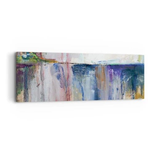 Canvas picture - Colourful Impressions an Associations - 90x30 cm